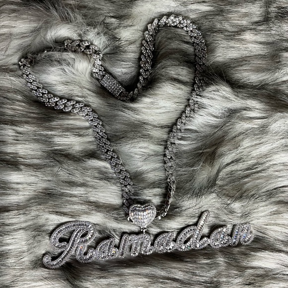 MENS NECKLACE RAMADAN HOLIDAY NECKLACE SILVER WOW!❤️❤️❤️❤️❤️❤️❤️ - Picture 11 of 11